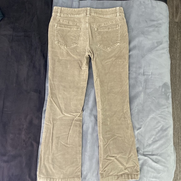 Velvety tan corduroy pants - Picture 9 of 17